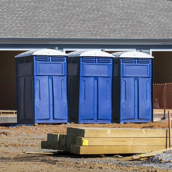 what is the expected delivery and pickup timeframe for the porta potties in La Pryor Texas